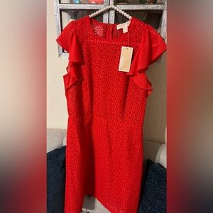 Michael Kors Dress; Color Red; Size: 6; NWT